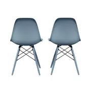 CONJUNTO COM 2 CADEIRAS EASY COLOR - AZUL CLARO/AZUL CLARO - Foto 16