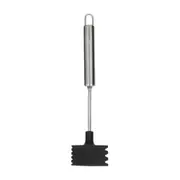 MARTELO DE CARNE 24 CM ELLIP - INOX/PRETO - Foto 1