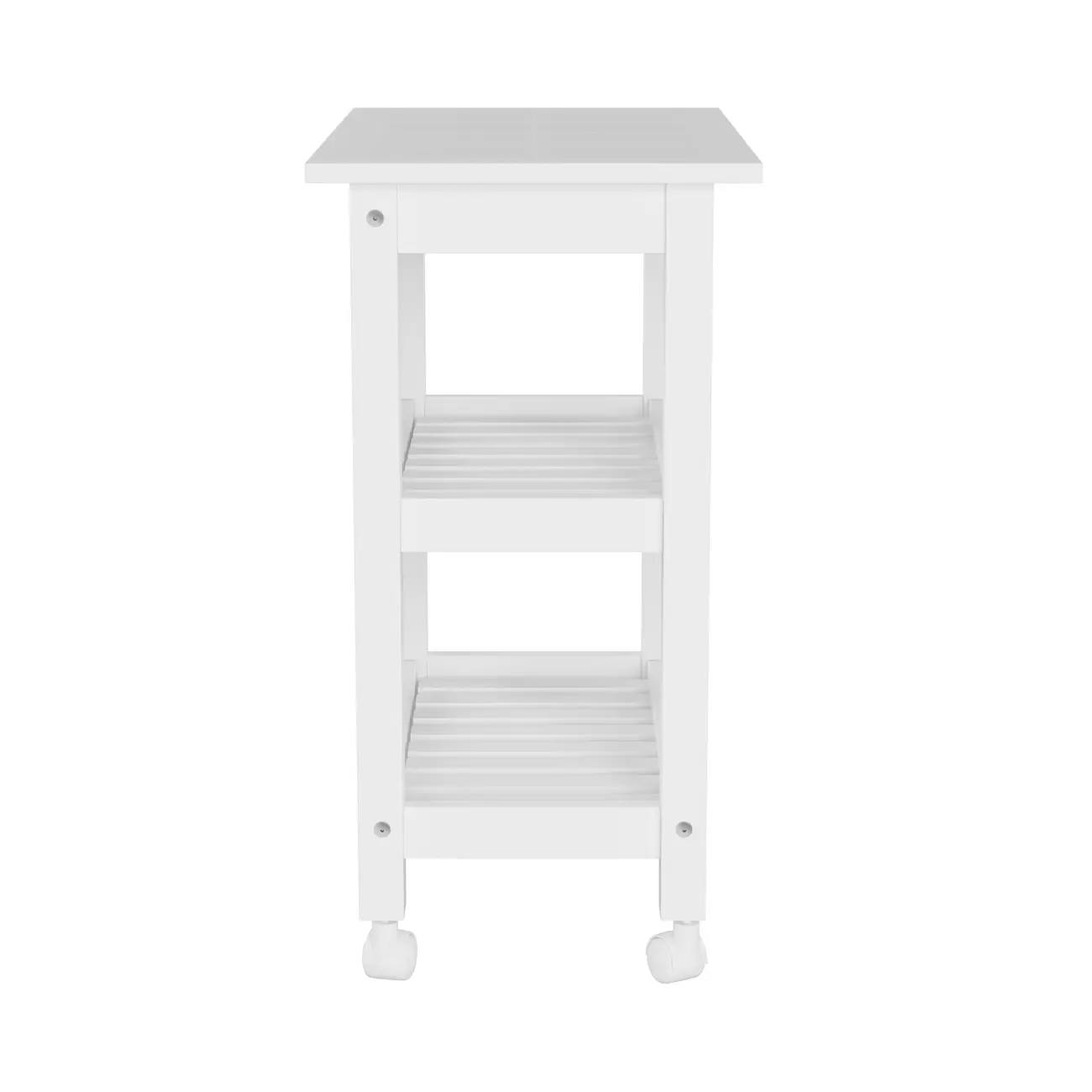 CARRINHO 1 GAVETA 73 CM X 42 CM MEET COMPAC - BRANCO/BRANCO - Foto 3