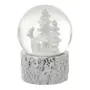 ADORNO GLOBO RENA 13 CM VILAREJO NOEL - BRANCO/INCOLOR - Foto 6