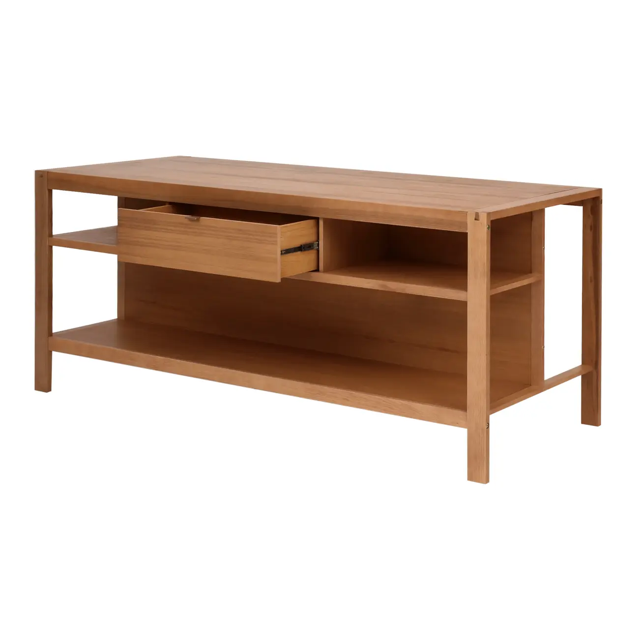 BALCÃO COM 1 GAVETA 2,10 M X 85 CM TOARI - MACCHIATO/COBRE - Foto 2