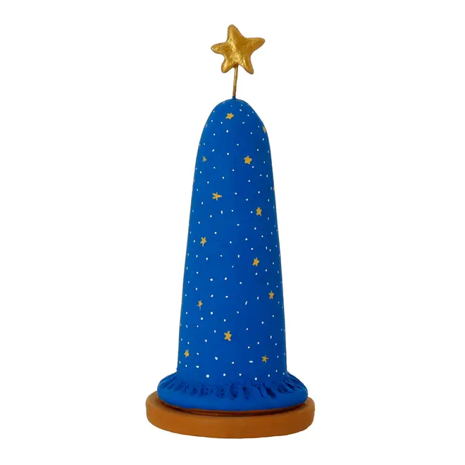 ADORNO MESA 16 CM NOSSA SENHORA - AZUL/PRETO - Foto 6