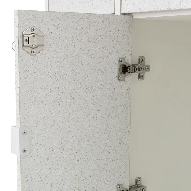 LOCKER/ARMÁRIO PARA ESCRITÓRIO ALTO 9 PORTAS SLEEK - BRANCO/GRANILITE - Foto 10