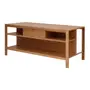 BALCÃO COM 1 GAVETA 2,10 M X 85 CM TOARI - MACCHIATO/COBRE - Foto 1