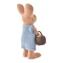 COELHO COM CESTO 25 CM PASCOQUETTE - BLEU CENDRÉ/MARROM - Foto 4