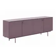 BUFFET 4 PORTAS 2 M X 45 CM THE FOLD - RUBY MOCHA - Foto 2