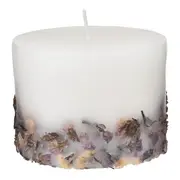 VELA PERFUMADA LAVANDA 7 CM X 9 CM BONNIEUX - BRANCO/LAVANDA - Foto 2