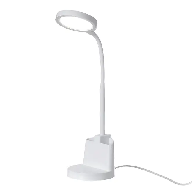 LUMINÁRIA DE MESA LED COM PORTA-CANETAS LE OFFICE - BRANCO - Foto 2