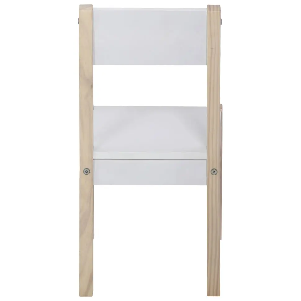 CADEIRA INFANTIL PIN PLAY - NATURAL WASHED/BRANCO - Foto 5