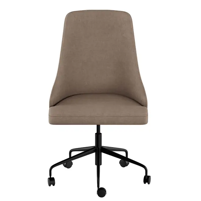 CADEIRA HOME OFFICE DANDY - PRETO/CAMELO - Foto 13