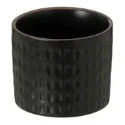 CACHEPÔ 9 CM NYORI - PRETO FOSCO - Foto 2