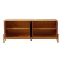 BUFFET 4 PORTAS 1,87 M X 45 CM ANTÚRIO - MACCHIATO/RODONITA - Foto 3