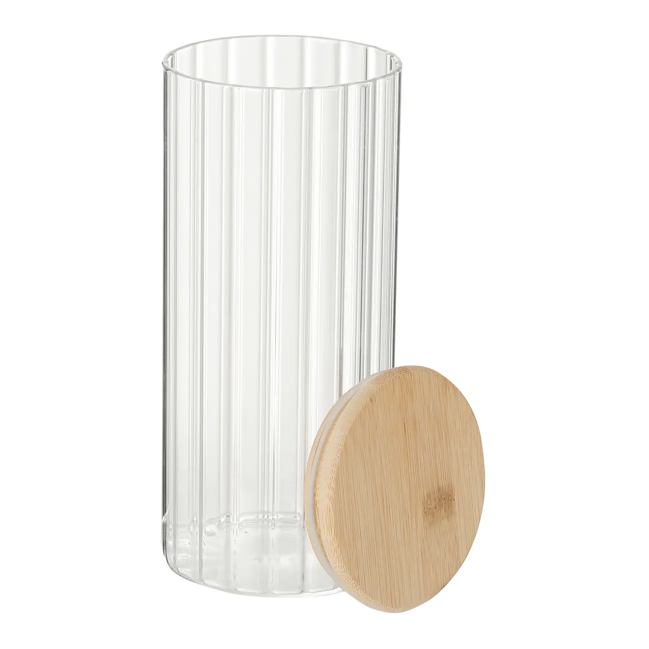 POTE 1,5 L STRICES - INCOLOR/BAMBU - Foto 2
