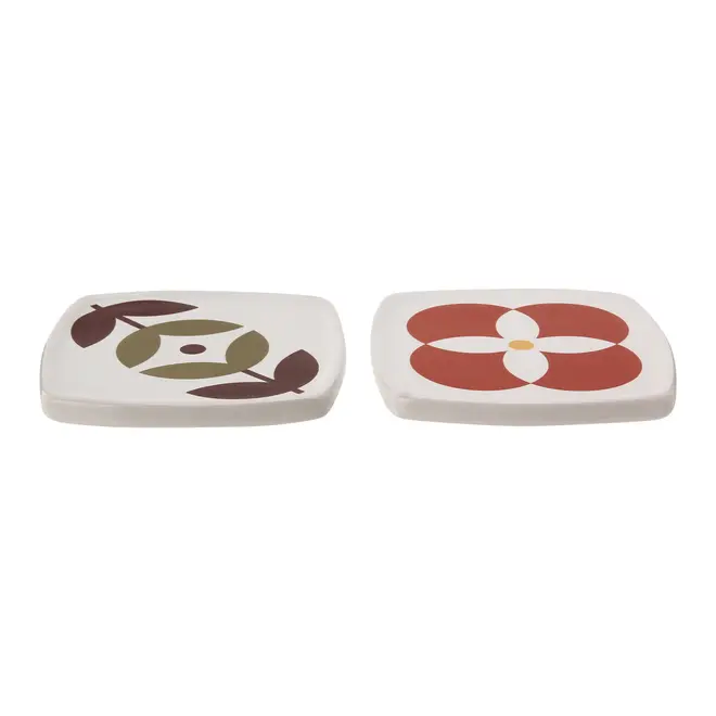 PORTA-COPO CONJUNTO COM 4 PEÇAS BLOOMBELOT - BRANCO/MULTICOR - Foto 4