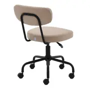 CADEIRA HOME OFFICE MIER - PRETO/BEGE - Foto 5