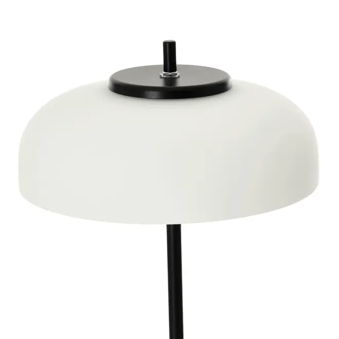 LUMINÁRIA DE CHÃO LED CURVED - PRETO/FROST - Foto 4