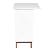 BALCÃO 2 PORTAS DE CORRER 1,20 M X 60 CM LIN - BRANCO/NOZES - Foto 7