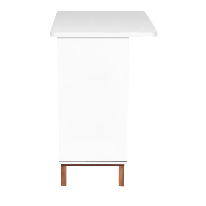 BALCÃO 2 PORTAS DE CORRER 1,20 M X 60 CM LIN - BRANCO/NOZES - Foto 7