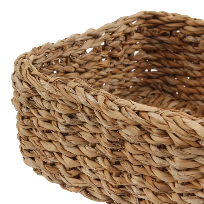 CESTO 18 CM X 18 CM X 9 CM PREÁ - FIBRA CLARA - Foto 4