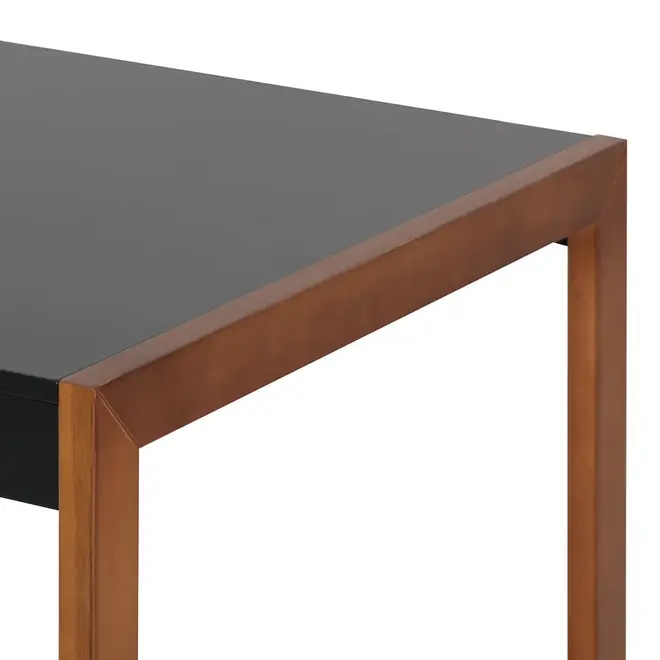 MESA 1,09 M X 80 CM PUERTO - NOZES/PRETO - Foto 3