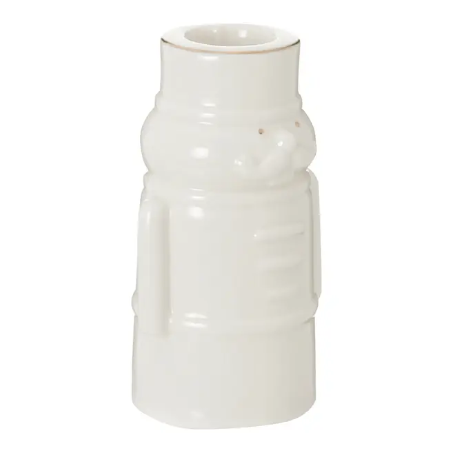 CASTIÇAL SOLDADINHO VILAREJO NOEL 10 CM - CREAM/OURO - Foto 3