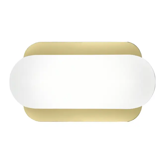 ESPELHO 66 CM X 1,30 M LOBBIE - PRATA/OURO - Foto 2