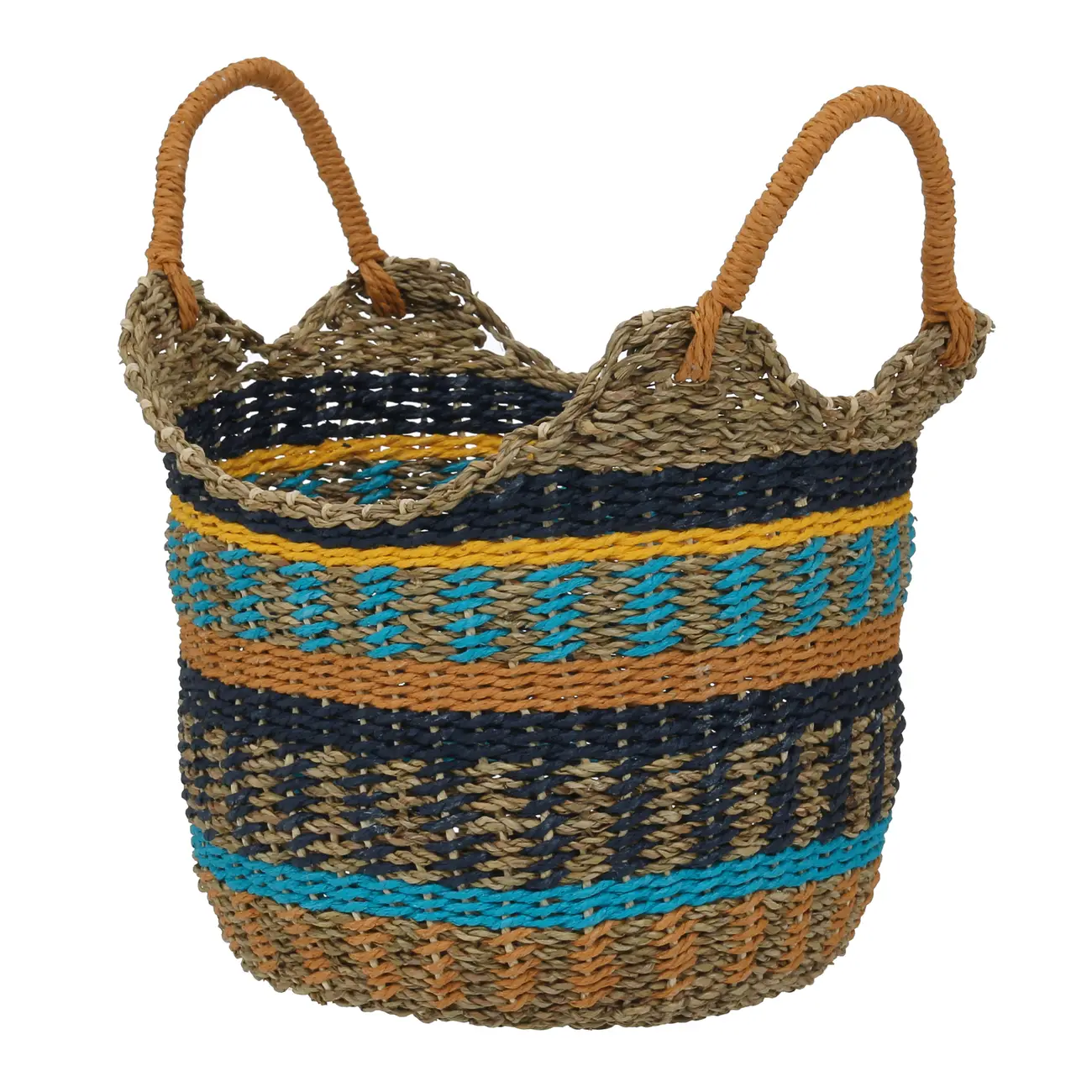 CESTO 35 CM X 29 CM X 29 CM APURÍMAC - FIBRA CLARA/MULTICOR - Foto 3