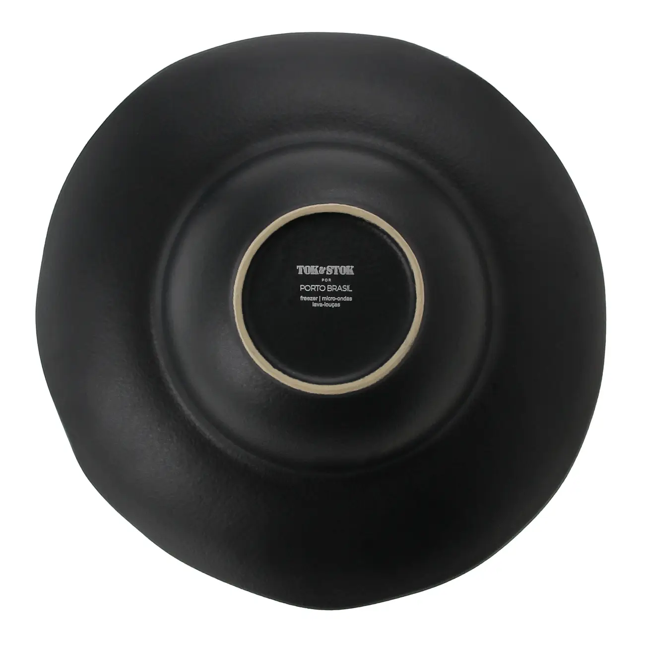 PRATO DE MASSA/RISOTO 28 CM GEO - PRETO FOSCO - Foto 4