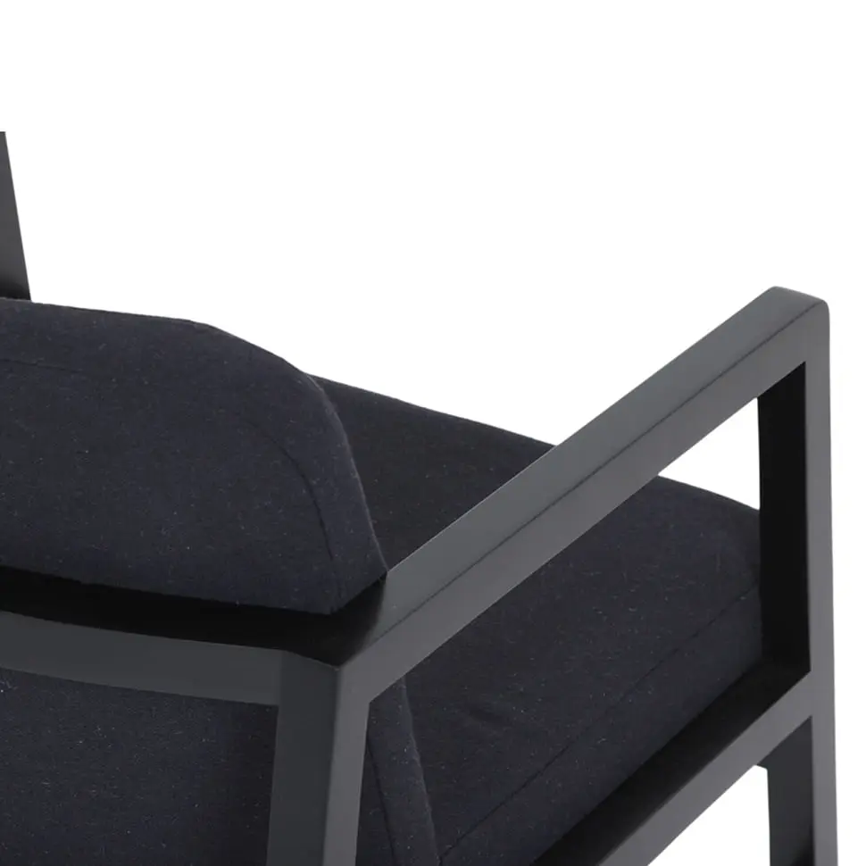 POLTRONA CEIBO - PRETO/PRETO - Foto 6