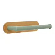 PORTA-TOALHA 23 CM BAMBUMIX - SÁLVIA/BAMBU - Foto 3
