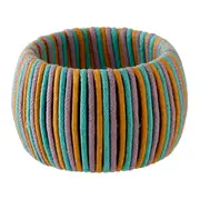 ARGOLA PARA GUARDANAPO CONJUNTO COM 2 PEÇAS BIJU - CORES CALEIDOCOLOR - Foto 4