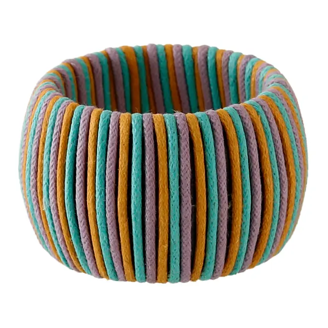 ARGOLA PARA GUARDANAPO CONJUNTO COM 2 PEÇAS BIJU - CORES CALEIDOCOLOR - Foto 4