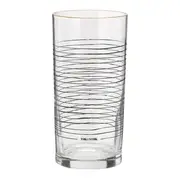 COPO LONG DRINK 300 ML HIPFIX LISTRAS - INCOLOR/OURO - Foto 2