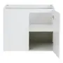 ARMÁRIO DE COZINHA INFERIOR 80 CM 2 PORTAS PRÁTICA - BRANCO - Foto 4
