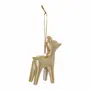 PINGENTE RENA 9 CM FINE FESTIVITY - OURO - Foto 3