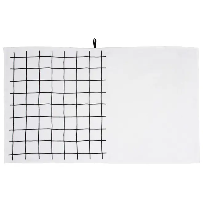 PANO DE PRATO COM 3 DIA BEM ENXUTO - BRANCO/PRETO - Foto 4