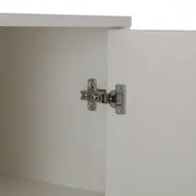 ARMÁRIO PARA ESCRITÓRIO ALTO 1 PORTA LIN - BRANCO/NOZES - Foto 7