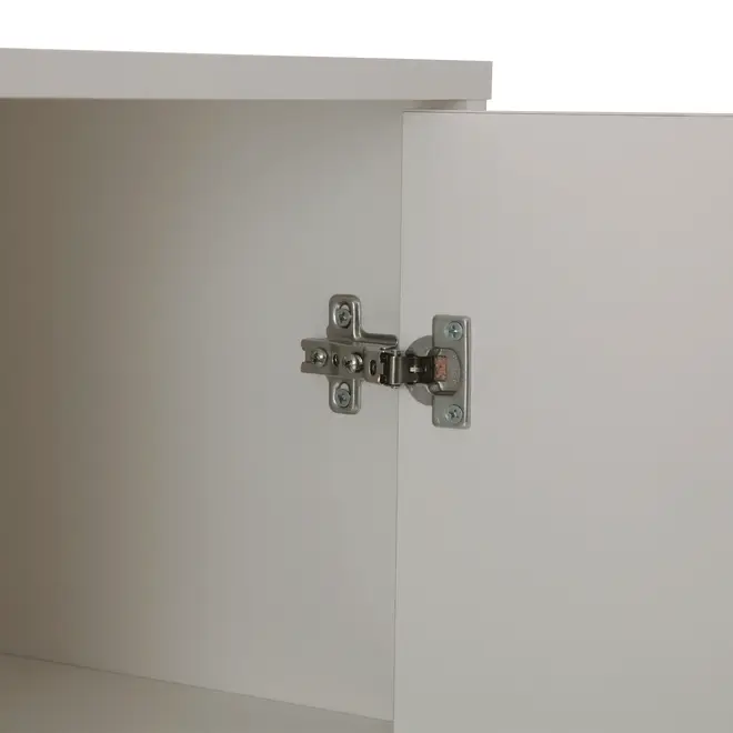 ARMÁRIO PARA ESCRITÓRIO ALTO 1 PORTA LIN - BRANCO/NOZES - Foto 7