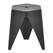 BANCO EMPILHÁVEL BAIXO TRILOSANGO - PRETO - Foto 1