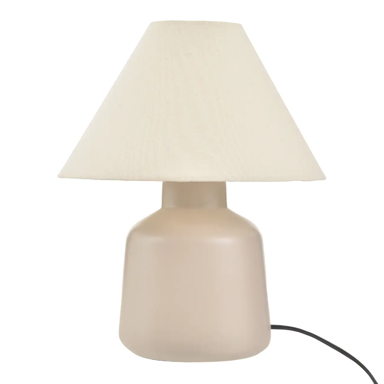 LUMINÁRIA DE MESA KERAMIK C/CUP A - CAMELO/PRETO - Foto 1