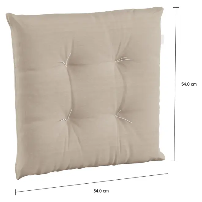 ALMOFADA PARA MESA/PUFF CARAÍVA - CAMELO - Foto 4