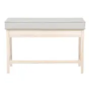 ESCRIVANINHA 2 GAVETAS 1,20 M X 50 CM SNAB - NATURAL WASHED/FLANDRES - Foto 7
