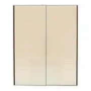 GUARDA-ROUPA DE CASAL 2 PORTAS DE CORRER COUTURE - BEGE/BRONZE - Foto 1