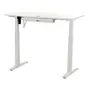 MESA REGULÁVEL ELÉTRICA 1,20 M X 60 CM ERGO - BRANCO/BRANCO - Foto 4