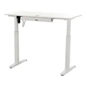 MESA REGULÁVEL ELÉTRICA 1,20 M X 60 CM ERGO - BRANCO/BRANCO - Foto 4