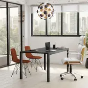 CADEIRA DE ESCRITÓRIO ALTA LAVORO - CARVALHO/BRANCO - Foto 6