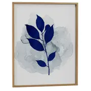 INTENSE BLUE II QUADRO 51 CM X 41 CM - AZUL/NOZES - Foto 16
