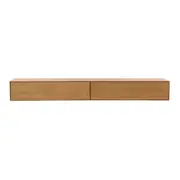 RACK SUSPENSO 2 GAVETAS 2 M X 38 CM THRUD - OAK TAMMI - Foto 1