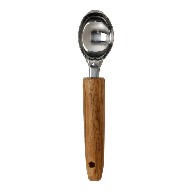 COLHER PARA SORVETE 20 CM ACÁCIA NOX - ACÁCIA/INOX - Foto 1