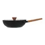 WOK INDUÇÃO 28 CM NORMA - TERRACOTA/PRETO - Foto 2